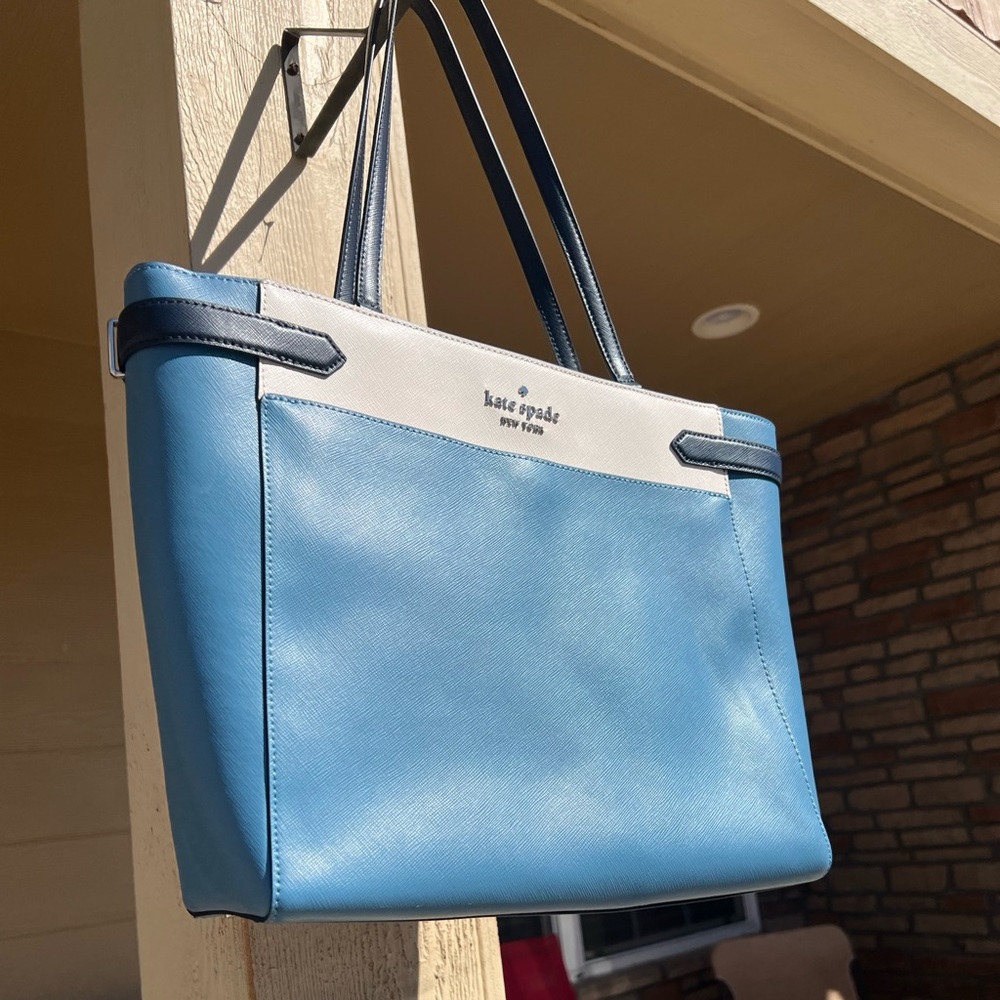 Kate Spade Tote in Niagara Blue